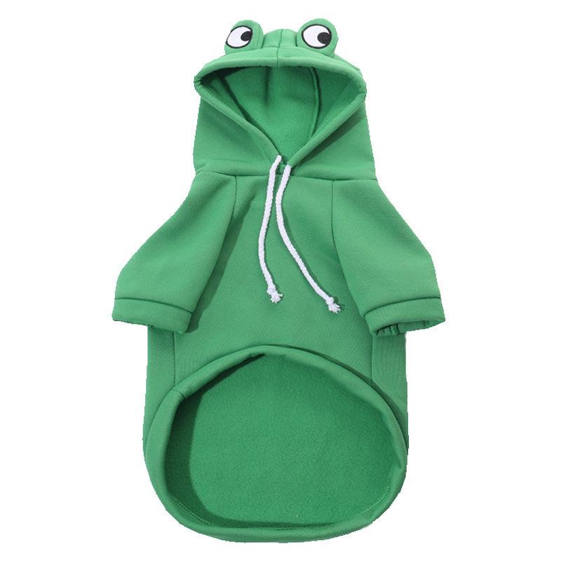 Pet Autumn Winter Fleece Hoodie - Cotton Sweatshirt for Dogs & Cats