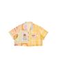 Goteu 80S Cotton & Tencel Short Shirt - Yellow