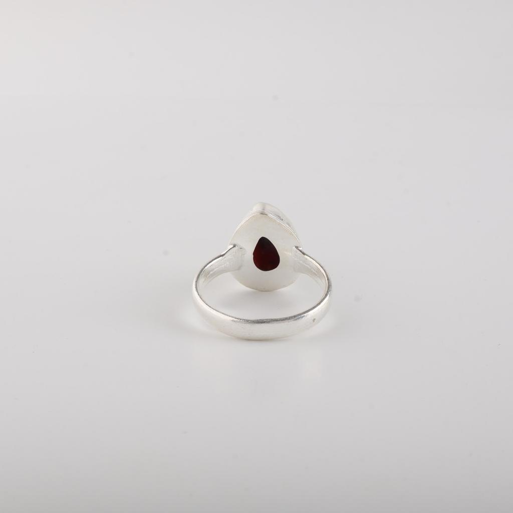 Black Rhodonite Gemstone 925 Sterling Silver Jewelry Designer Proposal Ring For Her RR-76-27