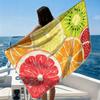 Cherry BlossomBeach Towel Ultra-fine Fiber Quick Drying Absorbent Beach Swimming Vacationvacation Essentials Gifts