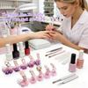 Magnetic Acrylic Nail Practice Stand Butterfly Shape Nail Display Stand Tips Holder Wearable Nail Display Stand Tool
