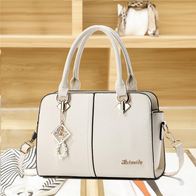 Women’s Spliced Color Block Minimalist Top Handle Bag, Fashion All-Match Shoulder Crossbody Purse