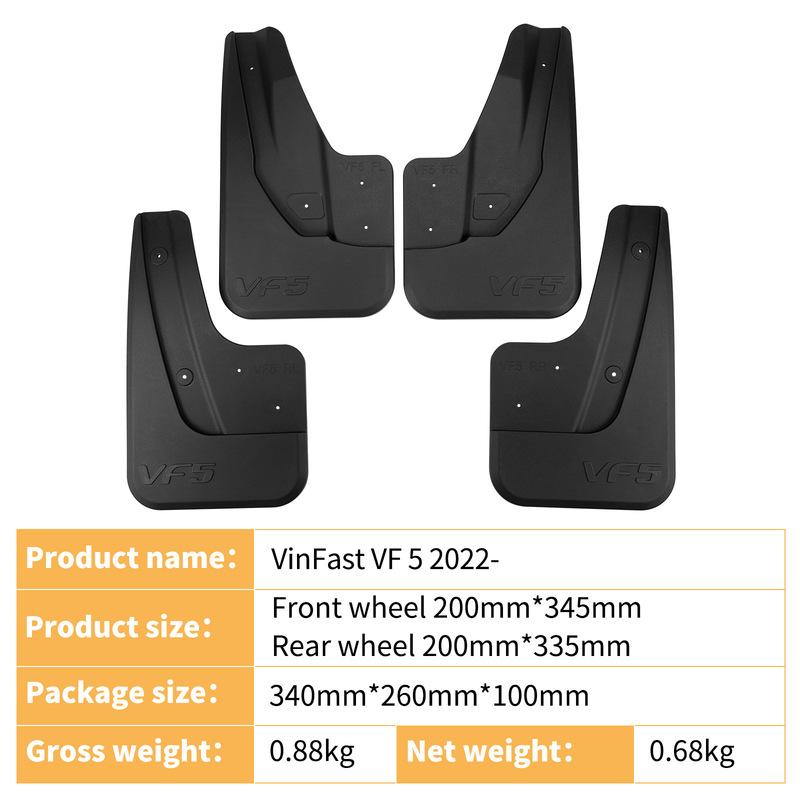 For VinFast VF 5 -2025 car tire fender skin fender skin car fender universal fender garnish