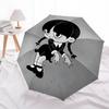 Addicted To Rain: Automatic Opening/Closing Umbrella with Foldable Design and 8-Bone Iron Frame - Perfect for Fans, Travelers, and Daily Use