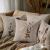 Vintage Floral Botanical Double Sided Print Throw Pillow Case Cushion Cover  Piece Set for Sofa Living Room