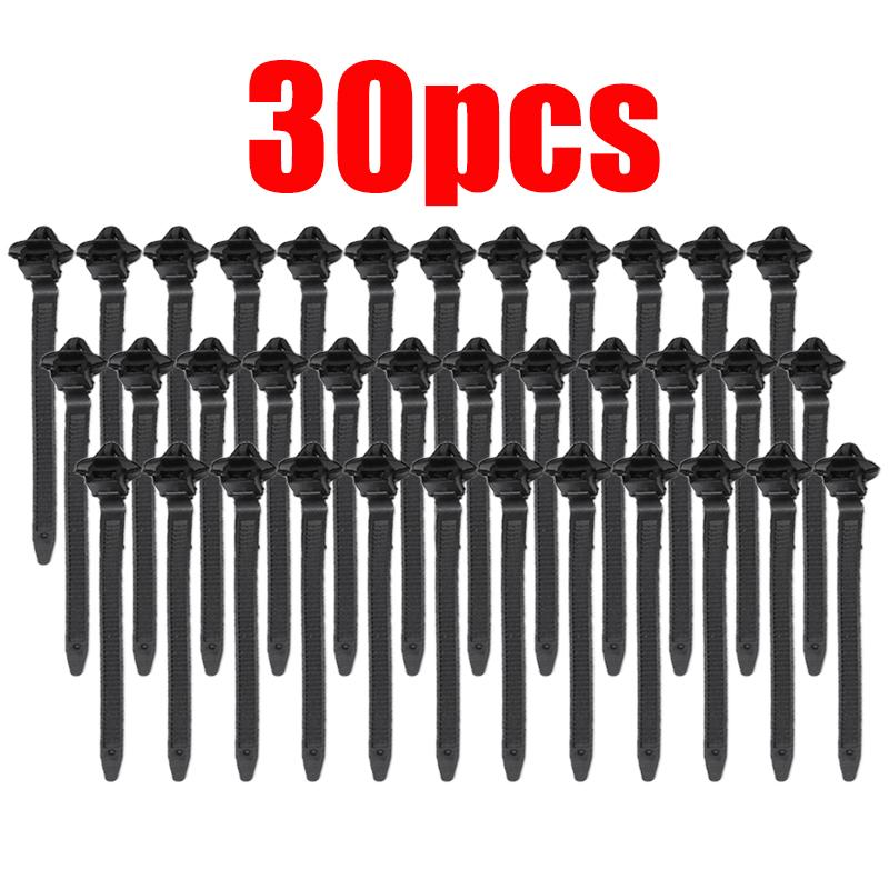 Universal Fixed Nylon Cable Ties Vehicle Motorcycle Cable Ties Car Harness Ties Fastener Clips Storage Organizer Tie Buckles