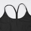 European & American Sexy Backless Slim Bodysuit - Women's Pure Color Vest Top