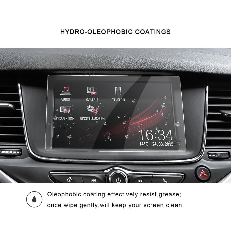 

For Crossland X 2017 2018 7 Inch Car Navigation Touch Screen Protector Auto Interior Accessories Tempered Glass Film
