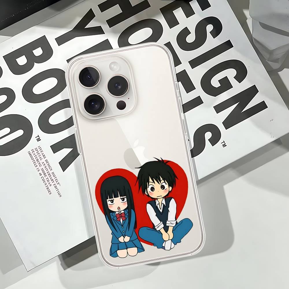 Cute K-Kimi Ni Todoke Phone Case Soft Transparent Case For IPhone 17 16 15 14 13 12 11 Pro Max Mini Plus Cover Case