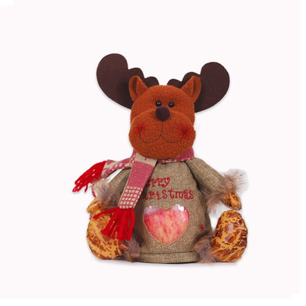 

Festival Gift Snowman Candy Bag Gift Packaging Apple Gift Bag Present Bag Xmas Decor Zipper Bag 3