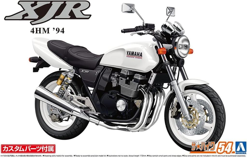 Aoshima Bunka Kyozai The Bike 54 Yamaha 4HM XJR400S Plastic Model Kit with Custom Parts Co., Ltd. (AOSHIMA) No. 1/12 '94