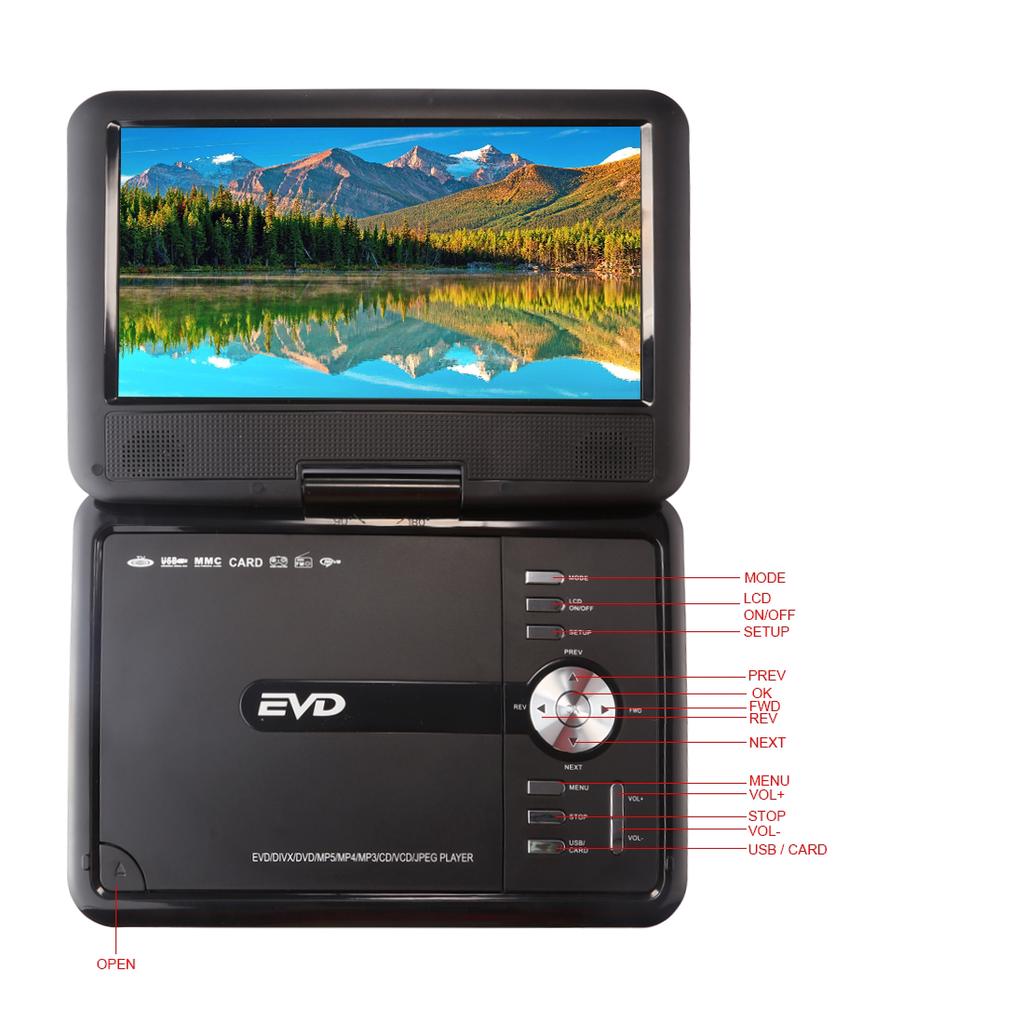 Buy NS913 Professional 9 Inch TFT LCD Screen Digital Multimedia