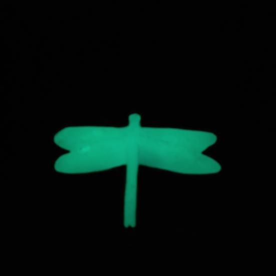 Garden Stepping Stone Glow-in-The-Dark Butterfly Insect Resin Garden Stone Moon Sun Star Stepping Stone for Patio Lawn