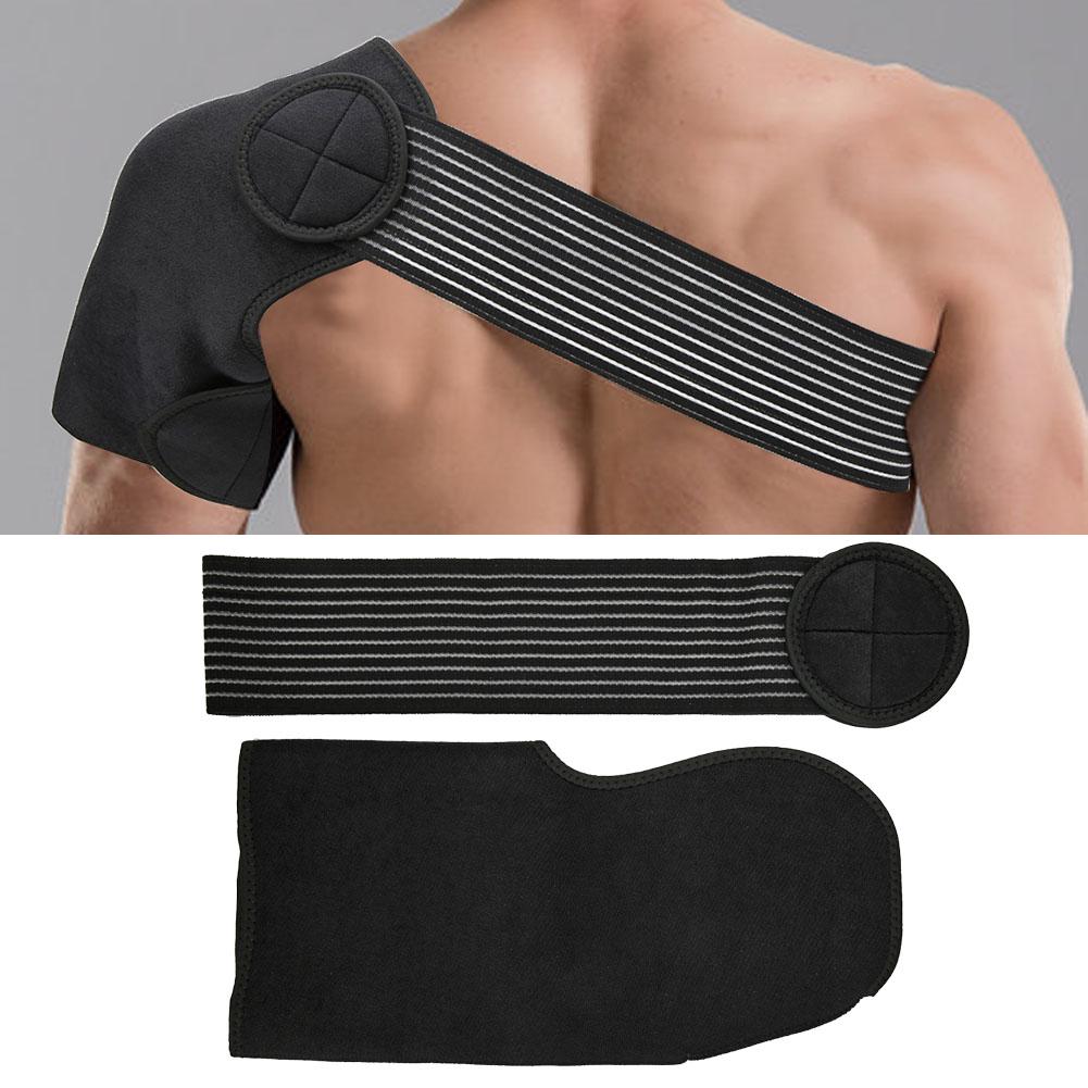 Breathable Gym Sports Care Single Shoulder Support Back Neoprene Brace Guard Strap