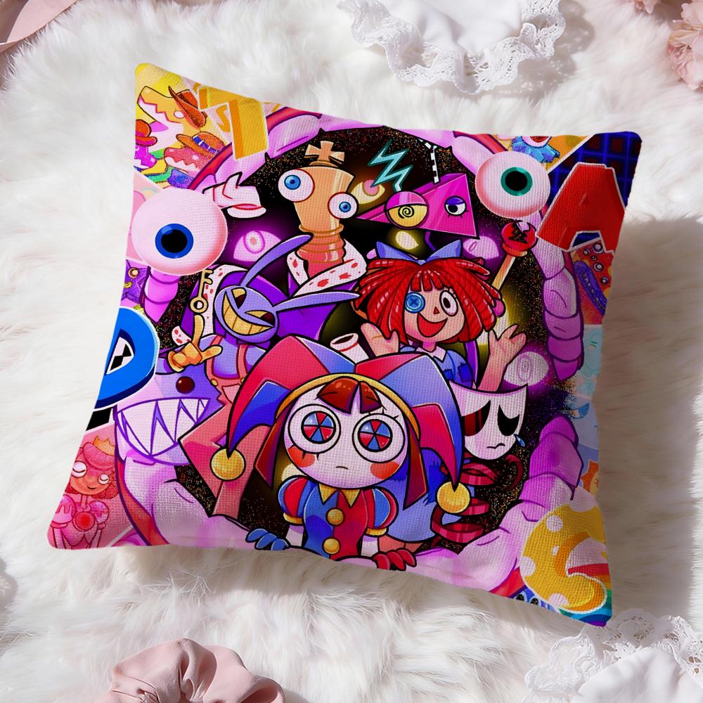 La Fantastica Copricuscino del Circo Digitale Comfort Premium Copricuscino Reversibile - Design Due in Uno per Qualsiasi Stanza e Interno Auto