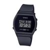 Digital Watch LW-204-1B for Women & Kids, Waterproof, Lightweight, Slim, Easy Operation, All Black