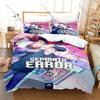 Semantic Error 3Pcs Bedding Set Duvet Cover 2 Pillowcases Campus Romance Two Main Characters Graphic Breathable Dorm Linen