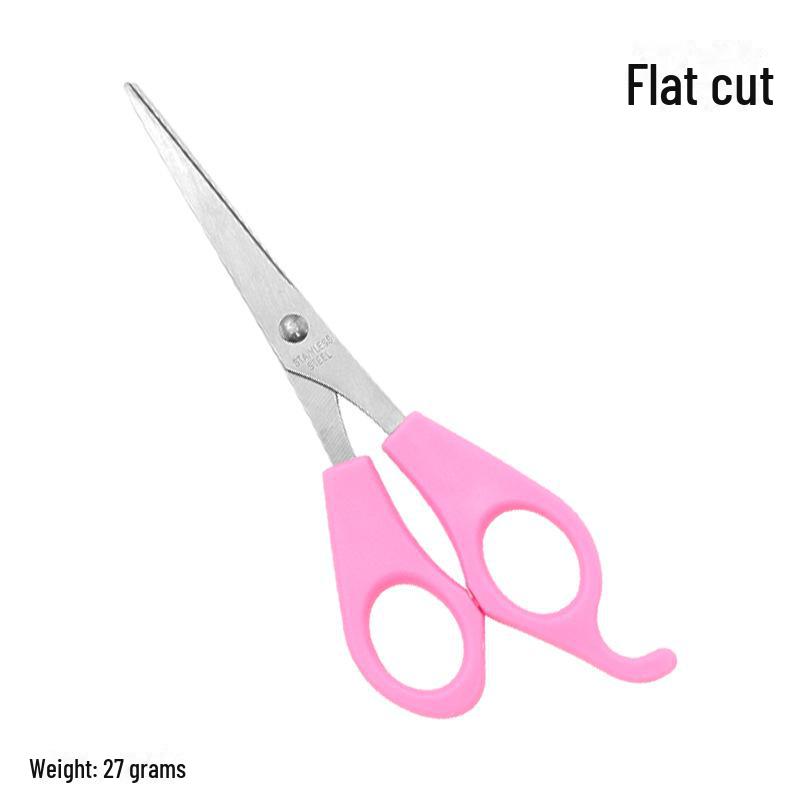 Pink Hair Trimming Scissors for DIY Bangs and Personal Beauty Care