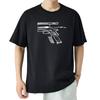 Sommer Mode Schwergewicht Retro Unisex Englische Buchstaben 100% Baumwolle Bedruckt Rundhals Hohe Qualität Lässig Fitness Street T-Shirt