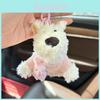 Adorable Diy Plush West Highland Terrier Doll Cute Keychain Gift For All Ages