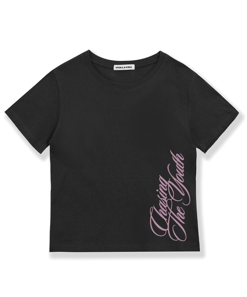 Bibalabida Poetic Crop Short Sleeve T-Shirt