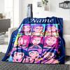 Customizable KPop Demon Hunters36 Throw Blanket – Personalized Name, All-Season Cozy Snug Blanket, Machine Washable, Personalized Blanket