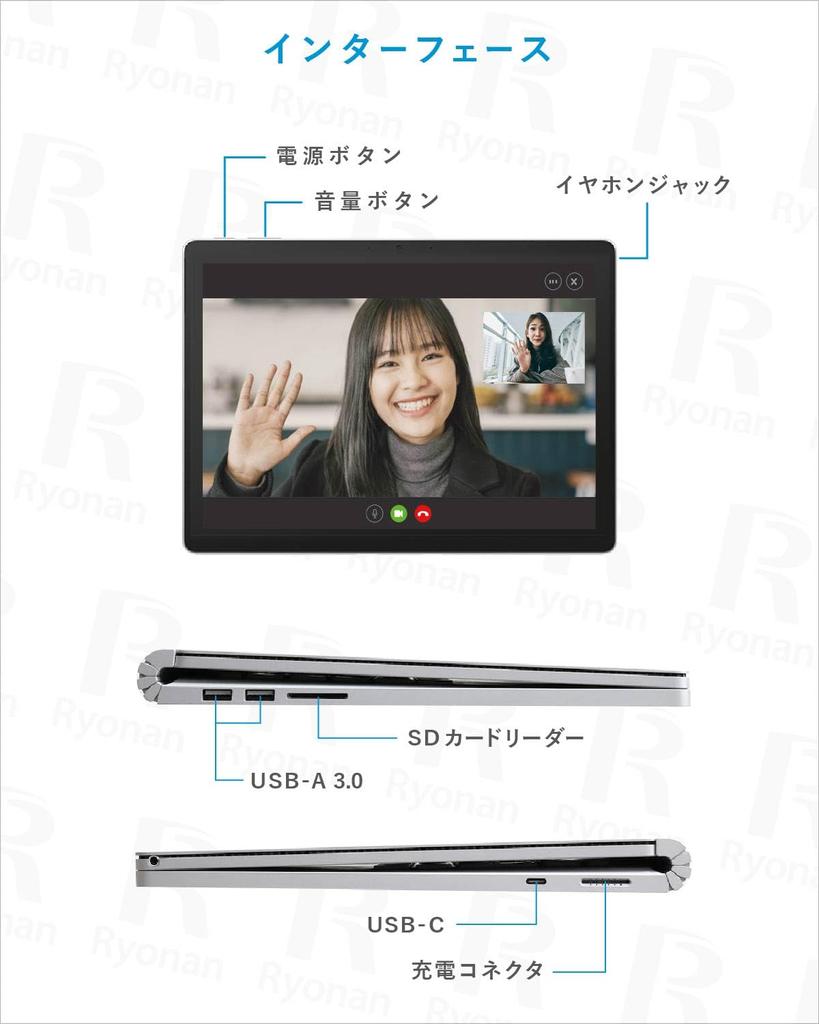 Microsoft Surface Book 2 Tablet PC met Windows MS Office 2024 Home Business Core i5 8e 256GB Gezicht 3000x2000 Origineel Toetsenbord Meegeleverd