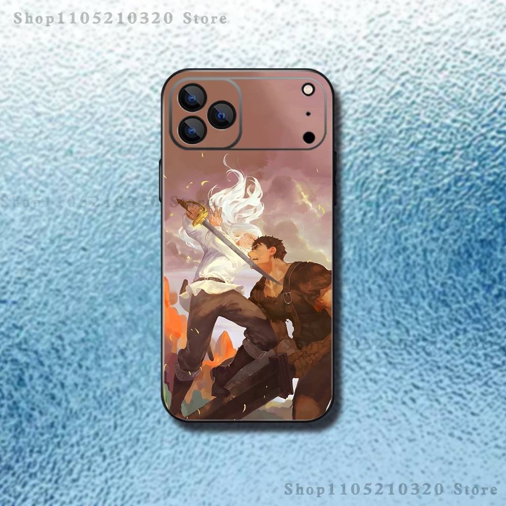 Griffith B-BerserkS Phone Case For iPhone 17,16,15,14,13,12,Pro,Max,Plus,E,SE4,Air,Mini Black Soft Box