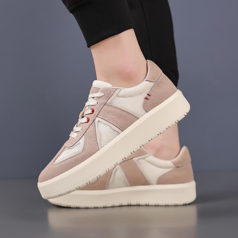 Thick Bottom Men Casual Shoes Breathable Mens Lace-Up Sneakers Luxury Brand Men's Vulcanize Footwear Outdoor Male Walking Shoes