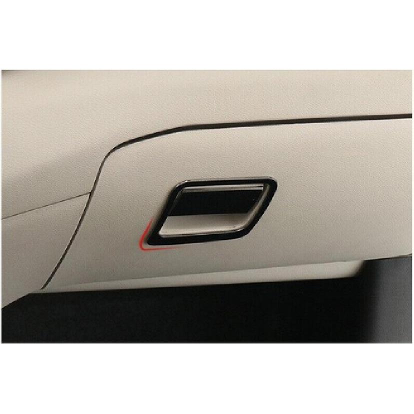For Nissan Altima 19- Black Titanium Co-Pilot Storage Box Handle Cover Trim
