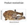 Fun-b27 Simulation Animal Majestic Leopard Bedroom Living Room Home Background Decoration Wall Sticker