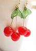 Cherry Dangle Earrings - Cute Spring Accessories for Photos and Girls' Fashion