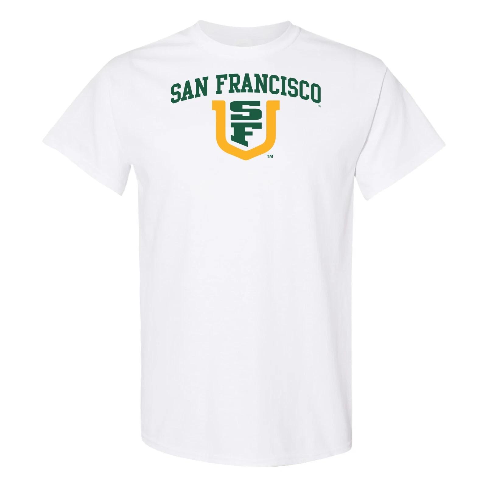 University of San Francisco Dons Arch Logo T-Shirt - White 3XL