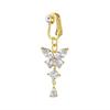 Non-Piercing Butterfly Fake Belly Piercing Butterfly Clip On Umbilical Navel Crystal Fake Piercing Fake Clip Belly Button Rings