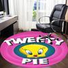 1pc Looney Tunes Tweety Pie Office Round Area Rug, Under Office Chairs Bedroom Living Room Home Decor  A1022305