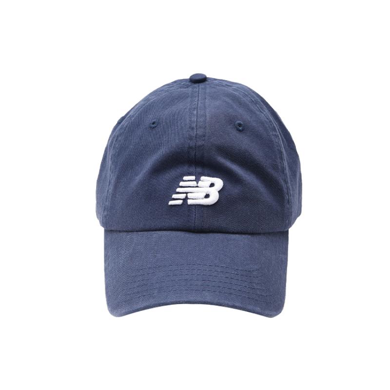 New Balance Cotton Baseball Caps Unisex Navy Blue New Balance LAH91014-NGO