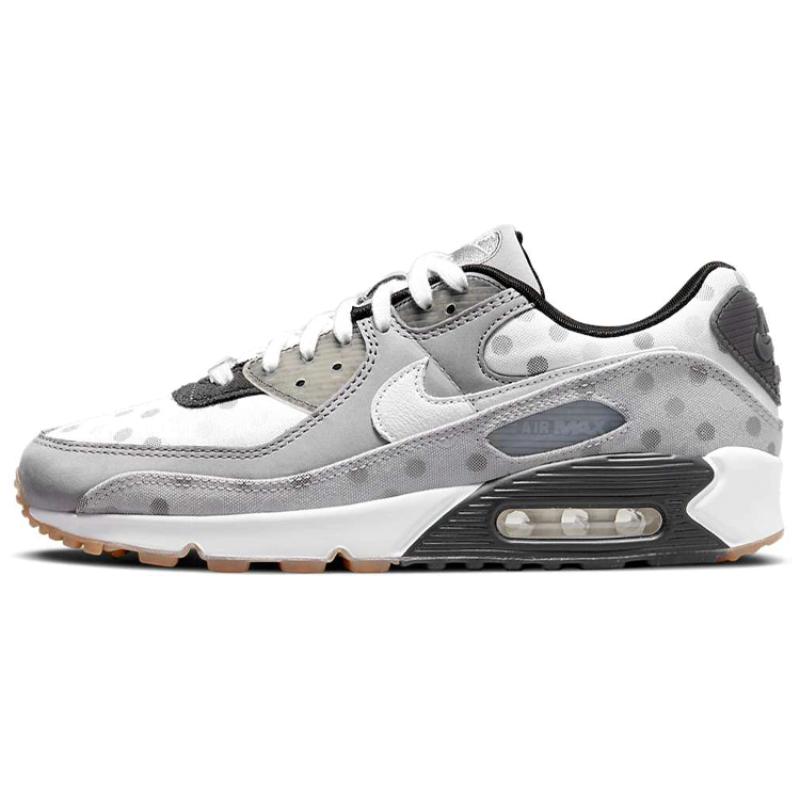 Nike Air Max 90 White Polka Dot Sneakers Casual Shoes CZ1929-100