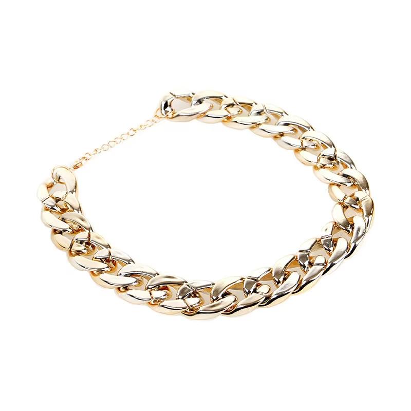 37cm Dog Gold Chain Acrylic Chain Buckle Teddy Pug Pug Small and Medium Dog Collar Pet Necklace Jewelry cool