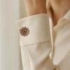1PC Luxury Fashion Clothing Closures Alloy Swan Rhinestone Button Originality Swan Rhinestone Button Set Alloy Button