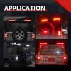 Car LED High Mount Brake Light Car Tail Lights Third Brake Lamp Signal Light For Jeep Wrangler JK 2007-2018/JL 2018-2023