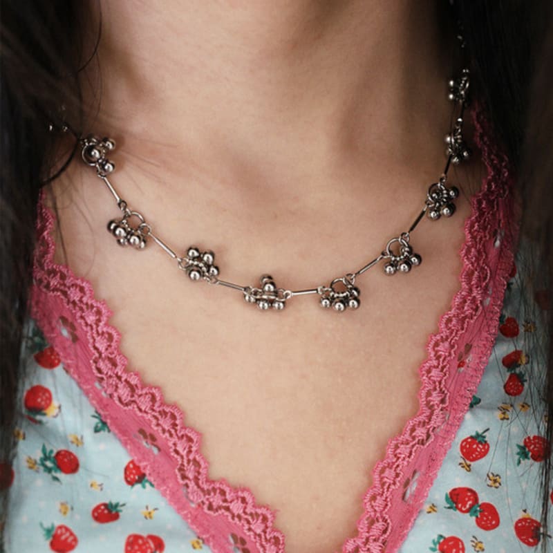 Cozywaveclub BALL SERIES CHAIN NECKLACE 01
