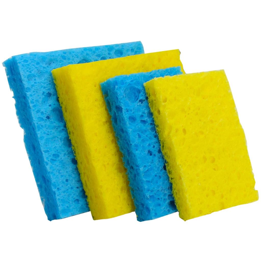 Heat-Resistant Soldering Iron Tip Cleaning Pad - Compressed, Thickened Sponge for Welding Stations