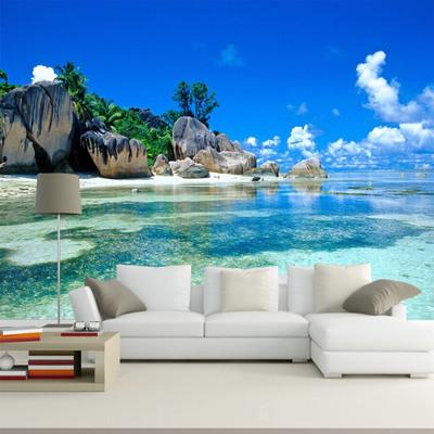 Wall Mural Sea Sky Vacation Nature Scenery Photo 3d Wallpaper, Living Room Tv Wall Bedroom Home Decor Mural
