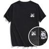 Pocket Cat Short Sleeved T-shirt Men's Shirt Cat T Brown Bear Fun Novel Pet Shirt