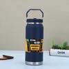 American 304 stainless steel large ice bucket outdoor mountain climbing and cycling sports water bottle straw cup