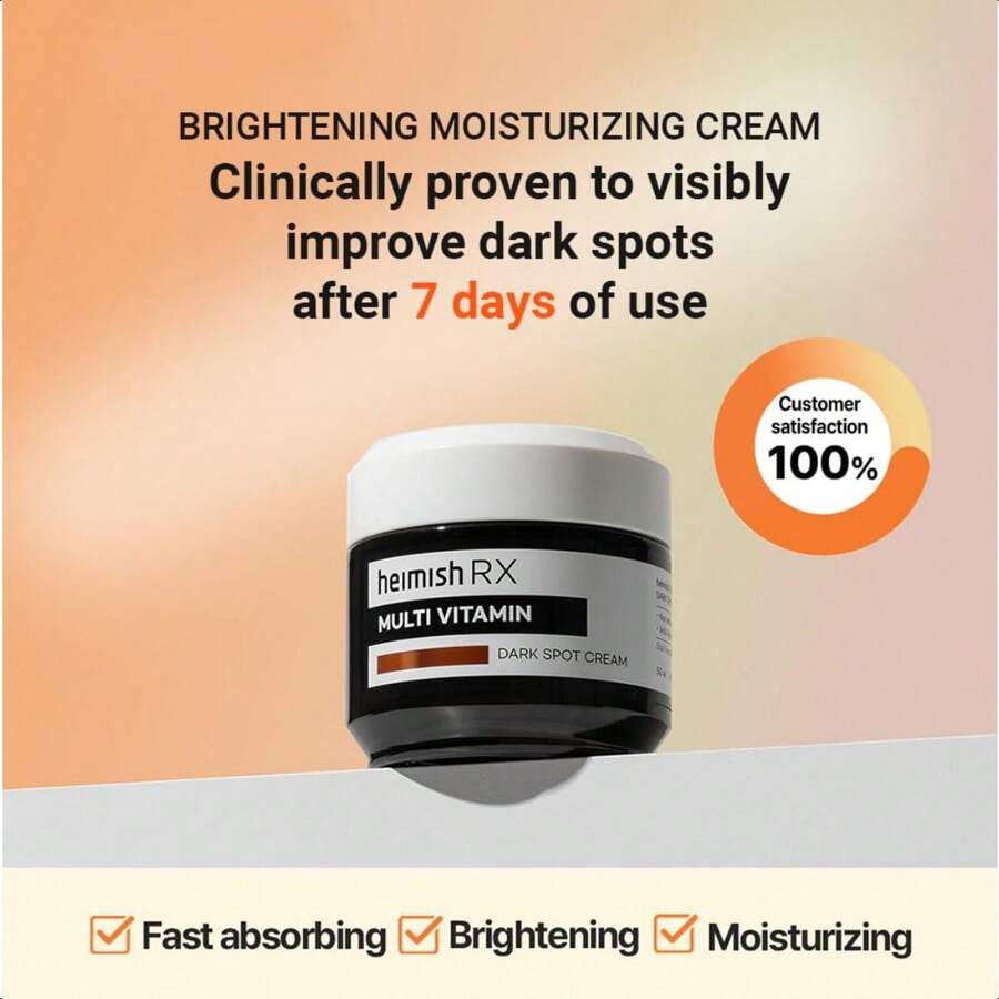 heimish RX Multi Vitamin Dark Spot Cream 50ml- Brightening Cream For Dark Spot & Hyperpigmentation Reduction, Face Moisturizer, Hydrating