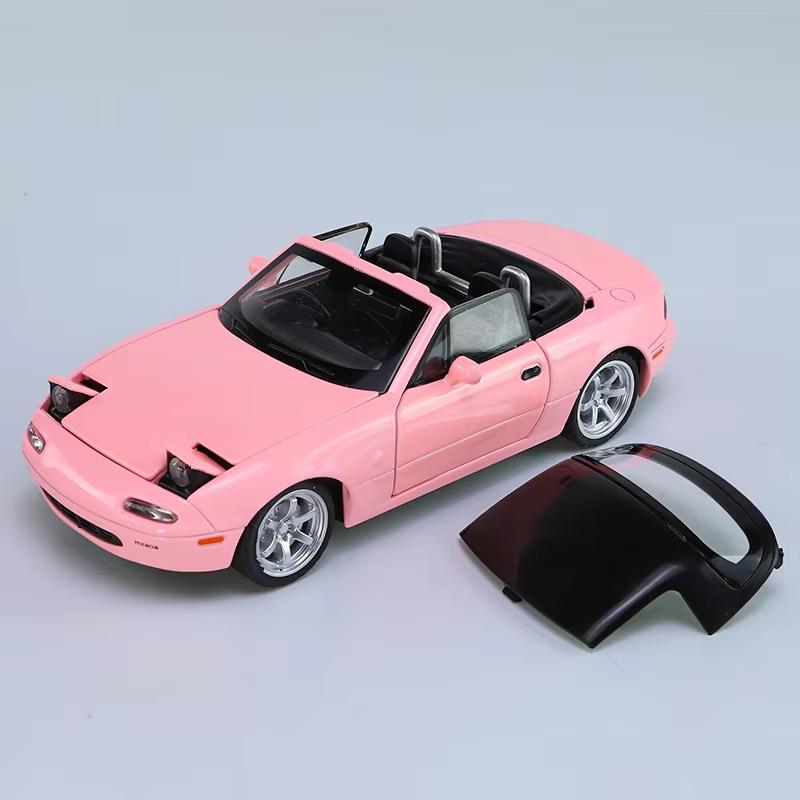 2025 New 1:32 Mazda MX5 MX-5 Supercar Metal Alloy Diecast Toys Car Model Collectibles Birthday Gift Sound & Light Children's Toys Hobbies
