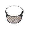 Borsa Mini Hobo in Tela GG Supreme Bordi in Pelle Blu Navy Beige Casual Quotidiano 658551-96IWN-4076