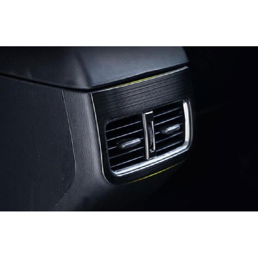 For Mazda CX-5 2017-2024 Black Titanium Rear AC Air Outlet Vent Cover Trim 2PCS