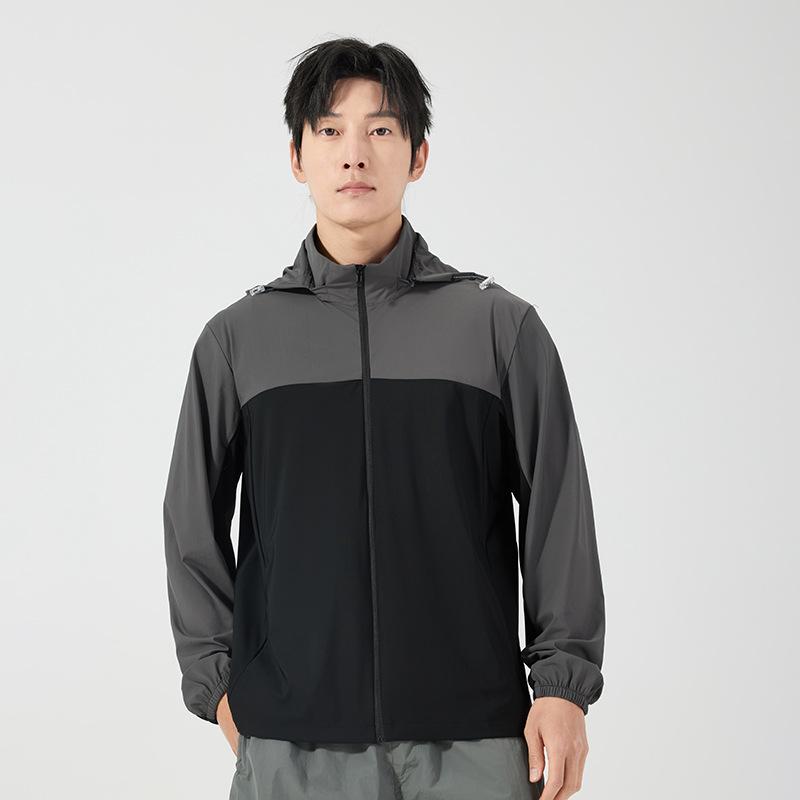 1011 Summer New Outdoor Lightweight Sunscreen Clothing Men's and Women's Couples Sunscreen Jacket UV Protection Thin Ice Feel